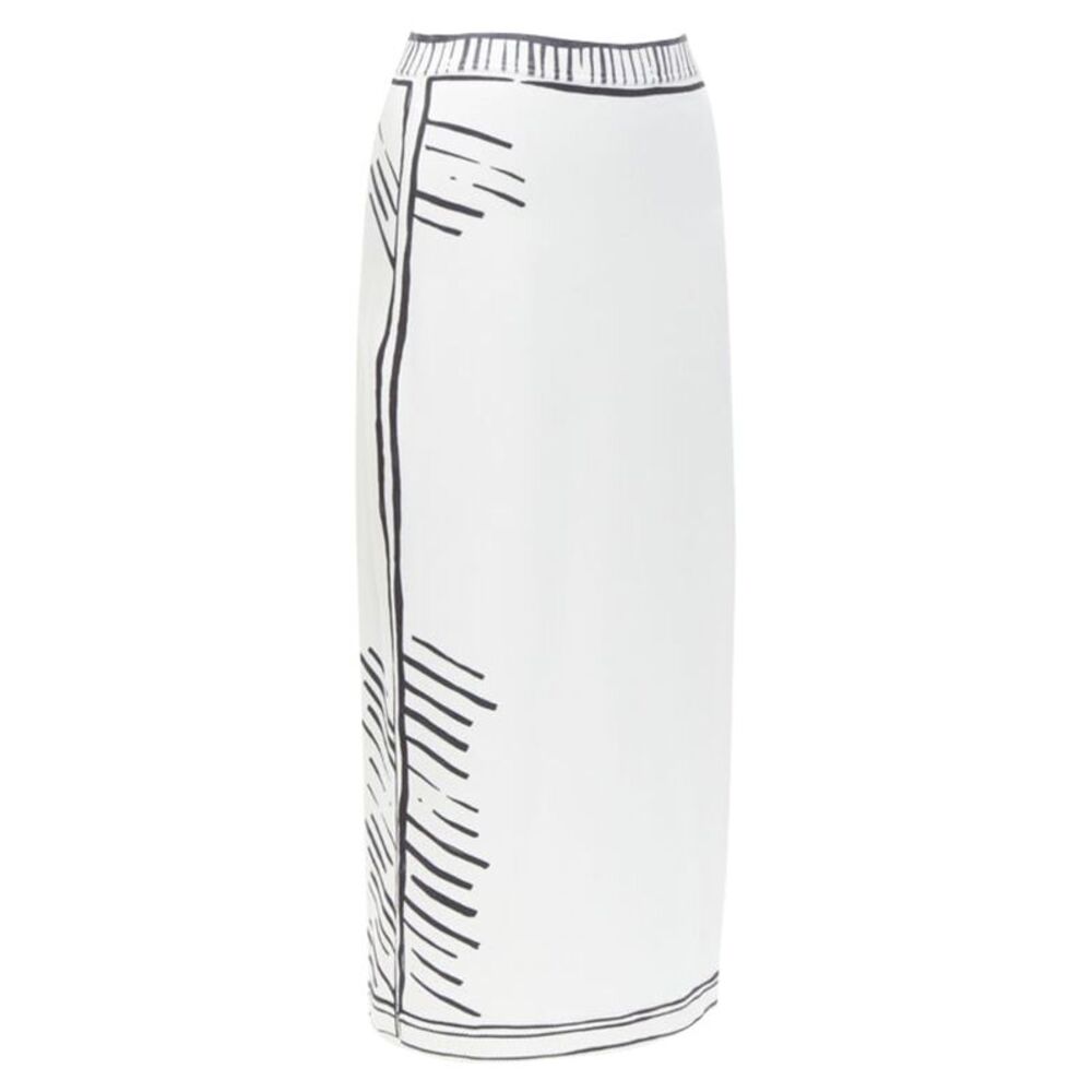Fendi Joshua Vides California Sky comic marker skirt
